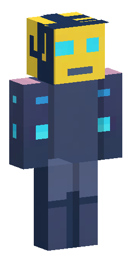 A complete full-body 3D voxel character design inspired by Pixel Gun 3D, named I.G.O.R.… Скин Майнкрафт: A complete full-body 3D voxel character design inspired by Pixel Gun 3D, named I.G.O.R.…