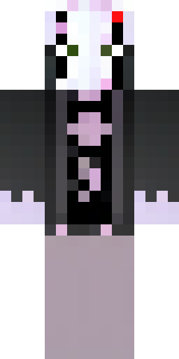 A dark Reaper-themed Minecraft skin. The character wears a long, ta… Скин Майнкрафт: A dark Reaper-themed Minecraft skin. The character wears a long, ta…