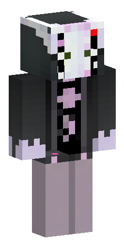 A dark Reaper-themed Minecraft skin. The character wears a long, ta… Скин Майнкрафт: A dark Reaper-themed Minecraft skin. The character wears a long, ta…