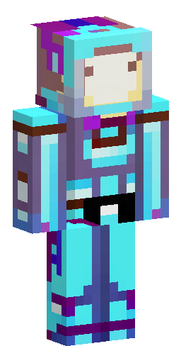 A detailed Minecraft character skin design, full-body view, front and back, 3D isometric… Скин Майнкрафт: A detailed Minecraft character skin design, full-body view, front and back, 3D isometric…