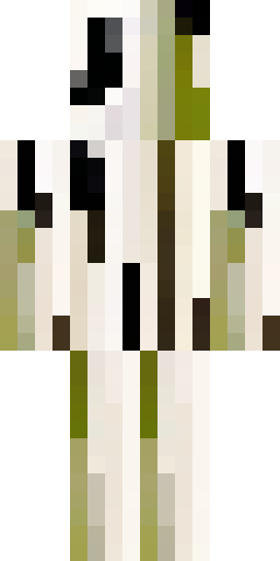a face in the shape of a birch tree, 4 black eyes, in a hood and with a scarf in dark… Скин Майнкрафт: a face in the shape of a birch tree, 4 black eyes, in a hood and with a scarf in dark…