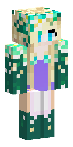 A female skin featuring a fair-haired, blonde girl. She has long, neat hair with horns… Скин Майнкрафт: A female skin featuring a fair-haired, blonde girl. She has long, neat hair with horns…