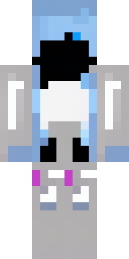 A full-body anime-style Minecraft skin template character, front view. The character is… Скин Майнкрафт: A full-body anime-style Minecraft skin template character, front view. The character is…