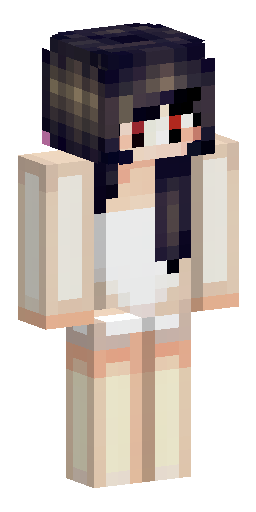 a girl with dark hair and beige skin Скин Майнкрафт: a girl with dark hair and beige skin