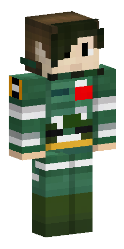 A guy. Dark green military uniform. No hat. Brown voluminous hair.… Скин Майнкрафт: A guy. Dark green military uniform. No hat. Brown voluminous hair.…