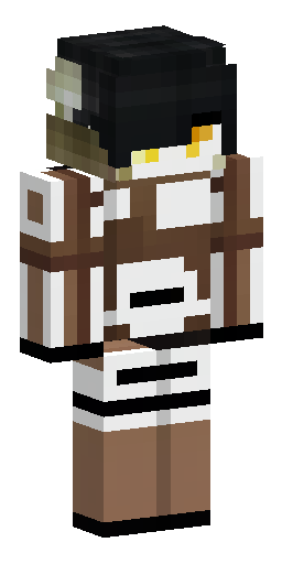 attack on titan skin - cadet corps form. He has dark brown hair that reaches down to his… Скин Майнкрафт: attack on titan skin - cadet corps form. He has dark brown hair that reaches down to his…