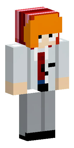 bacon hair from roblox with lab coat Скин Майнкрафт: bacon hair from roblox with lab coat