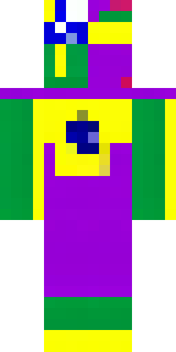 brazil flag but with purple gradient Скин Майнкрафт: brazil flag but with purple gradient