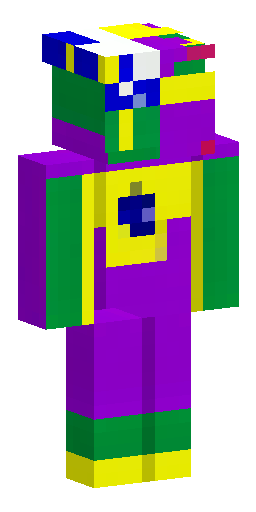brazil flag but with purple gradient Скин Майнкрафт: brazil flag but with purple gradient