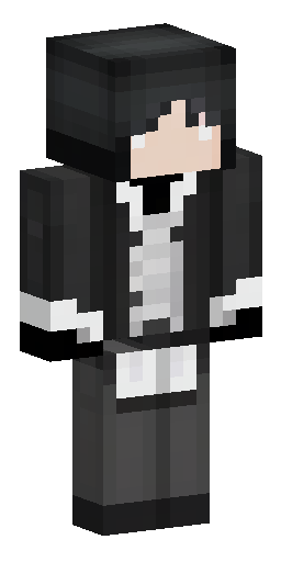 Чёрный мужской Minecraft-скин в стиле Dark/PvP: полностью чёрный костюм или плащ… Скин Майнкрафт: Чёрный мужской Minecraft-скин в стиле Dark/PvP: полностью чёрный костюм или плащ…