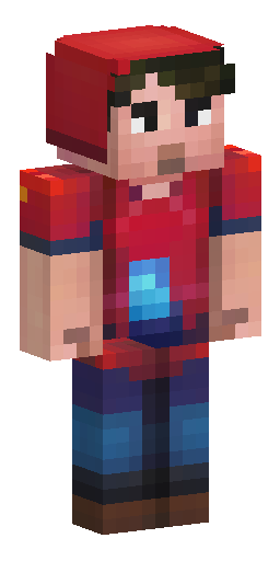 costume steve red Скин Майнкрафт: costume steve red