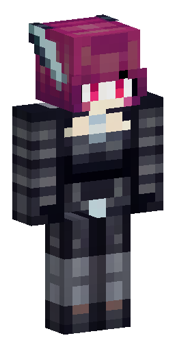 Create a gothic-style bat girl skin for Minecraft. The character sh… Скин Майнкрафт: Create a gothic-style bat girl skin for Minecraft. The character sh…