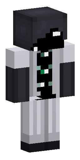 Create a high-quality Minecraft skin based on the reference character. A mysterious… Скин Майнкрафт: Create a high-quality Minecraft skin based on the reference character. A mysterious…