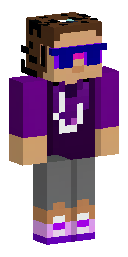 Create a real Minecraft Java skin, PNG 64x64, Classic Steve model. Purple and black… Скин Майнкрафт: Create a real Minecraft Java skin, PNG 64x64, Classic Steve model. Purple and black…
