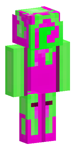 Cute green-skinned alien girl in a red top Скин Майнкрафт: Cute green-skinned alien girl in a red top
