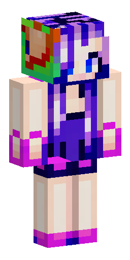 Девочка с грибами Скин Майнкрафт: Девочка с грибами