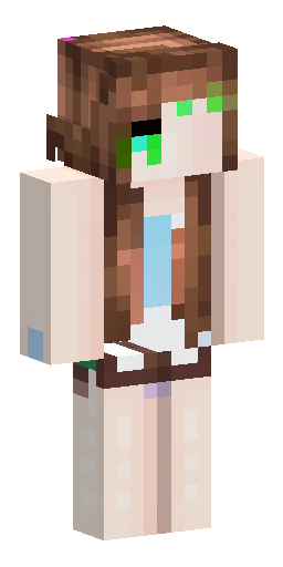 Девушка в классическом стиле старых Minecraft-скинов 2014–2016 годо… Скин Майнкрафт: Девушка в классическом стиле старых Minecraft-скинов 2014–2016 годо…