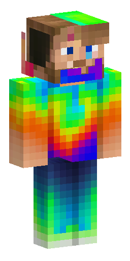 Егор Летов в tie dye футболке Скин Майнкрафт: Егор Летов в tie dye футболке
