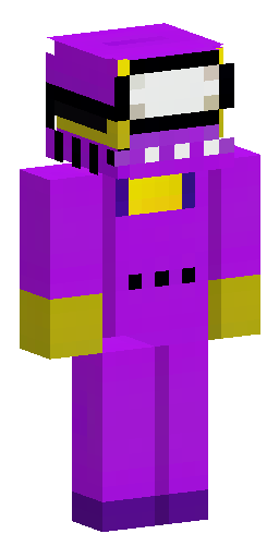 Evil purple Minion skin: yellow body, purple overalls, crazy red eyes, sharp teeth, wild… Скин Майнкрафт: Evil purple Minion skin: yellow body, purple overalls, crazy red eyes, sharp teeth, wild…