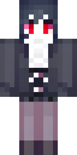 Female vampire character for a Minecraft skin. Pale, almost porcelain skin with a cold… Скин Майнкрафт: Female vampire character for a Minecraft skin. Pale, almost porcelain skin with a cold…