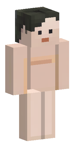 Фрирен naked версия Скин Майнкрафт: Фрирен naked версия