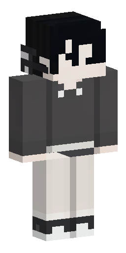 Full body 3D Minecraft skin template, anime boy style, dark aesthetics, e-boy style. The… Скин Майнкрафт: Full body 3D Minecraft skin template, anime boy style, dark aesthetics, e-boy style. The…