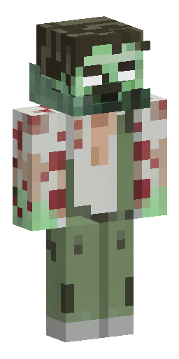Highly detailed Minecraft skin (64x64 format), gritty post-apocalyptic zombie survival… Скин Майнкрафт: Highly detailed Minecraft skin (64x64 format), gritty post-apocalyptic zombie survival…