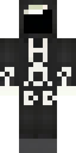 Скин Майнкрафт: Holy Reaper character. Dark hooded cloak with a large white cross o…