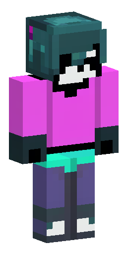 Крис из Deltarune в стиле Майнкрафт Скин Майнкрафт: Крис из Deltarune в стиле Майнкрафт