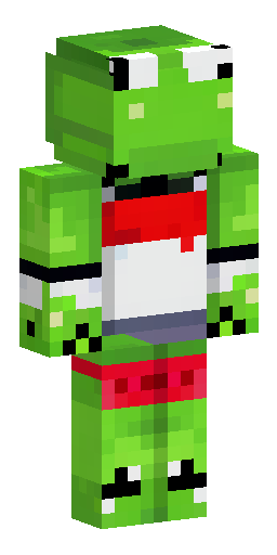 Лягушка большими глазами в стиле короля из castle crashers Скин Майнкрафт: Лягушка большими глазами в стиле короля из castle crashers