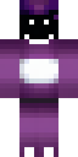 Mad monster look, completely dark purple and black skin, glowing sh… Скин Майнкрафт: Mad monster look, completely dark purple and black skin, glowing sh…