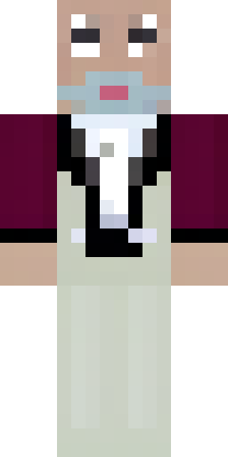 Mandarin in a burgundy tuxedo Скин Майнкрафт: Mandarin in a burgundy tuxedo