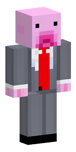 Minecraft 3D character skin, default Steve model. Character is a Pi… Скин Майнкрафт: Minecraft 3D character skin, default Steve model. Character is a Pi…