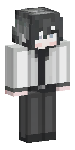 Minecraft 64x64 anime skin, dark manhwa style, inspired by post-apo… Скин Майнкрафт: Minecraft 64x64 anime skin, dark manhwa style, inspired by post-apo…