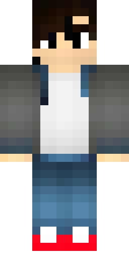 Minecraft player skin, realistic style. Male character. Dark straight hair, medium… Скин Майнкрафт: Minecraft player skin, realistic style. Male character. Dark straight hair, medium…