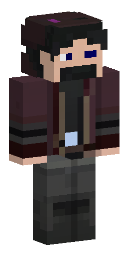 Minecraft skin 64×64, Classic Steve UV layout. Dark Nether researcher/explorer. Charcoal… Скин Майнкрафт: Minecraft skin 64×64, Classic Steve UV layout. Dark Nether researcher/explorer. Charcoal…
