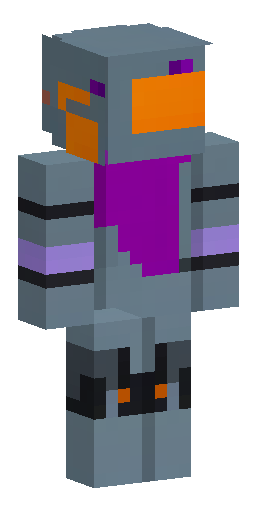 Minecraft skin, 64x64. Dark graphite cybernetic lone strategist. Smooth grey helmet with… Скин Майнкрафт: Minecraft skin, 64x64. Dark graphite cybernetic lone strategist. Smooth grey helmet with…