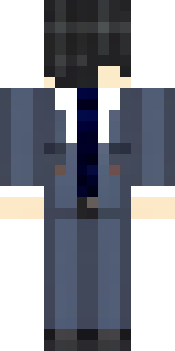 Скин Майнкрафт: Minecraft skin, 64x64, detailed shading. A handsome korean attorney…