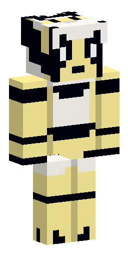 Minecraft skin, cute anthro female bee furry, pixel art, front and back view. Pale… Скин Майнкрафт: Minecraft skin, cute anthro female bee furry, pixel art, front and back view. Pale…