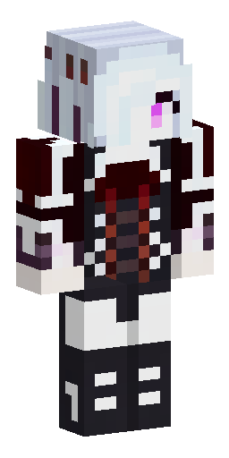 Minecraft skin, dark fantasy queen. Long silver-white hair, pale skin, silver circlet… Скин Майнкрафт: Minecraft skin, dark fantasy queen. Long silver-white hair, pale skin, silver circlet…