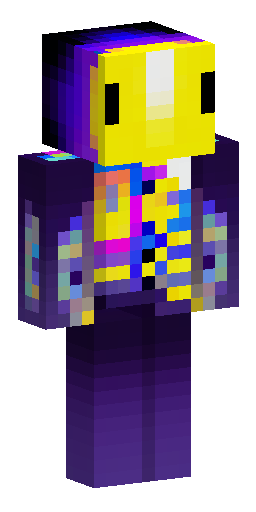 Minecraft skin, dark fantasy style. Golden metallic human skull head with glowing yellow… Скин Майнкрафт: Minecraft skin, dark fantasy style. Golden metallic human skull head with glowing yellow…
