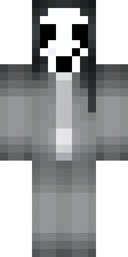 Скин Майнкрафт: minecraft skin, dark grey grim reaper with deep dark hood, tattered…