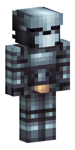 Minecraft skin design. Dark knight in massive, forged armor made of… Скин Майнкрафт: Minecraft skin design. Dark knight in massive, forged armor made of…