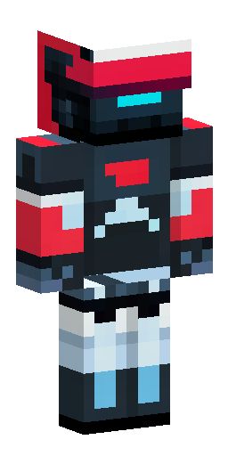 Minecraft skin of a tactical robotic dreadnought soldier from Roblox Blackout Revival.… Скин Майнкрафт: Minecraft skin of a tactical robotic dreadnought soldier from Roblox Blackout Revival.…