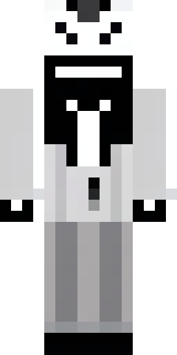 Скин Майнкрафт: Minecraft skin of Ink Demon Bendy wearing a formal black suit. The…