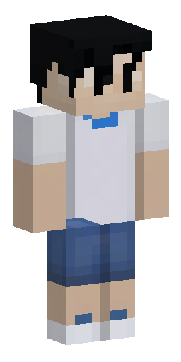 Minecraft skin texture map, based on image 0.png, depicting a teenage Asian boy. Hair… Скин Майнкрафт: Minecraft skin texture map, based on image 0.png, depicting a teenage Asian boy. Hair…