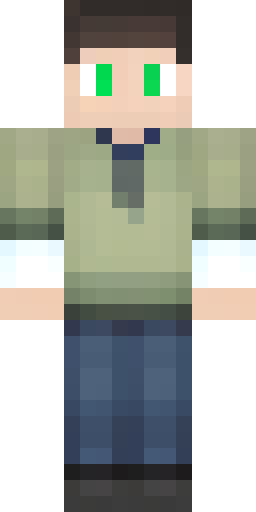 Minecraft-скин в воксельном стиле. Большая квадратная голова с тёмн… Скин Майнкрафт: Minecraft-скин в воксельном стиле. Большая квадратная голова с тёмн…