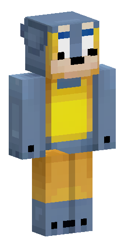 мишка из super bear adventures Скин Майнкрафт: мишка из super bear adventures