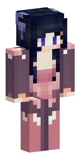 Обязательно темные волосы женский скин миловидный и крылья летучей мыши за спиной Скин Майнкрафт: Обязательно темные волосы женский скин миловидный и крылья летучей мыши за спиной