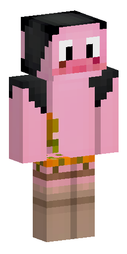 Осенний хэллоуинский Minecraft-скин розовой свинки. Сохрани розовую мордочку и ушки.… Скин Майнкрафт: Осенний хэллоуинский Minecraft-скин розовой свинки. Сохрани розовую мордочку и ушки.…
